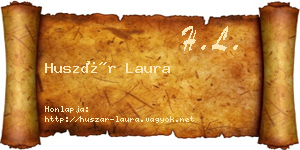 Huszár Laura névjegykártya